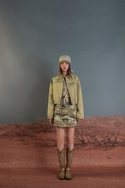 Camouflage Crop Jacket