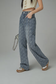 Obessed With Chuu High-Waist Jeans