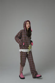 Half-Zip Check Jacket