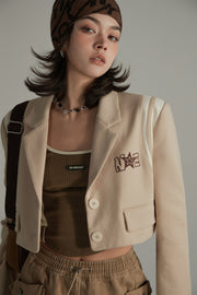 Cropped Varsity Jacket