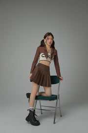 One Button Cropped Jacket