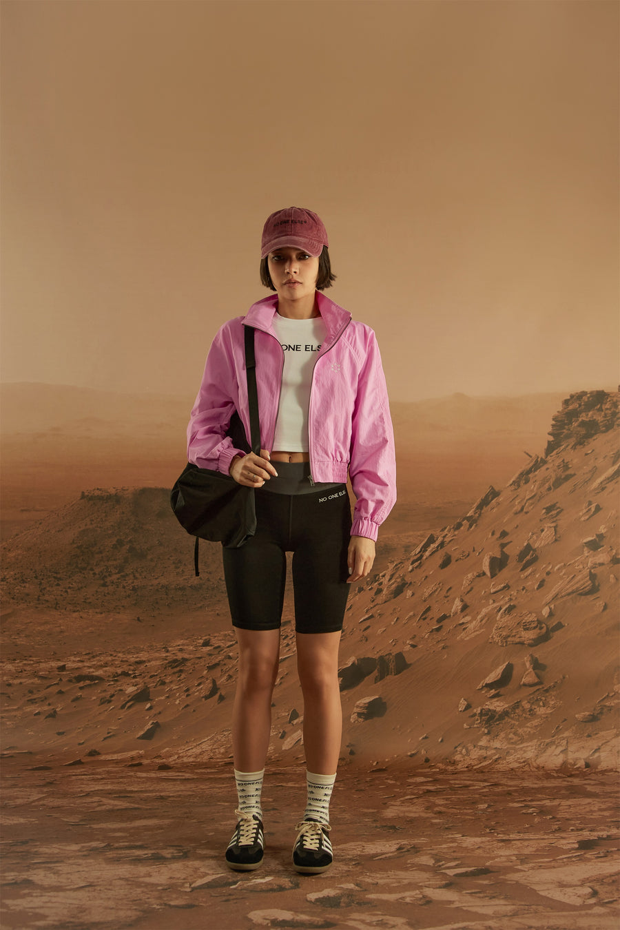 CHUU Collar Cropped Field Jacket