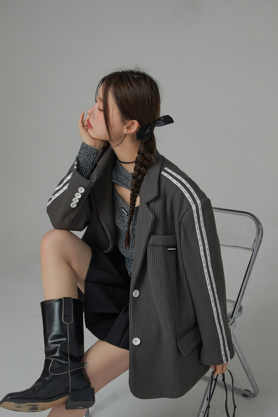 CHUU Head Up Vintage Loose-Fit Jacket