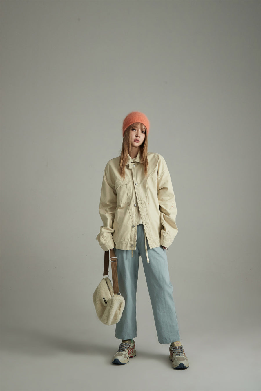 CHUU Simple Button Up Outer Jacket