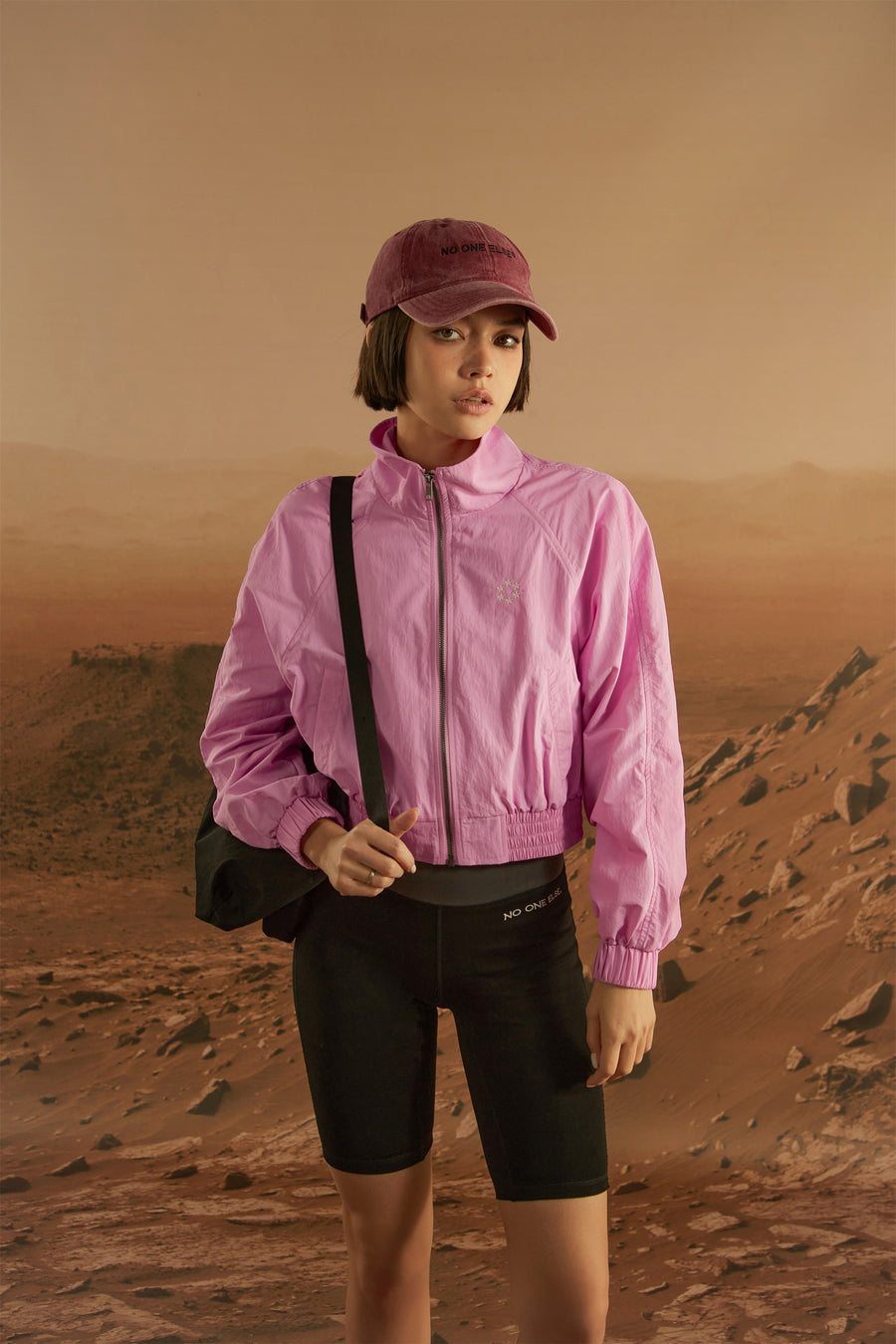 CHUU Collar Cropped Field Jacket