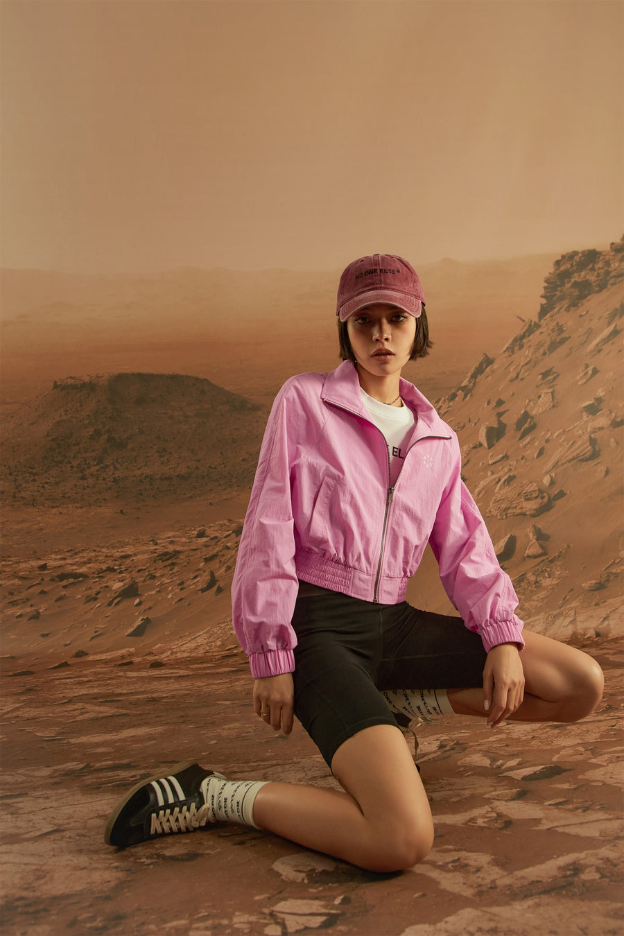 CHUU Collar Cropped Field Jacket