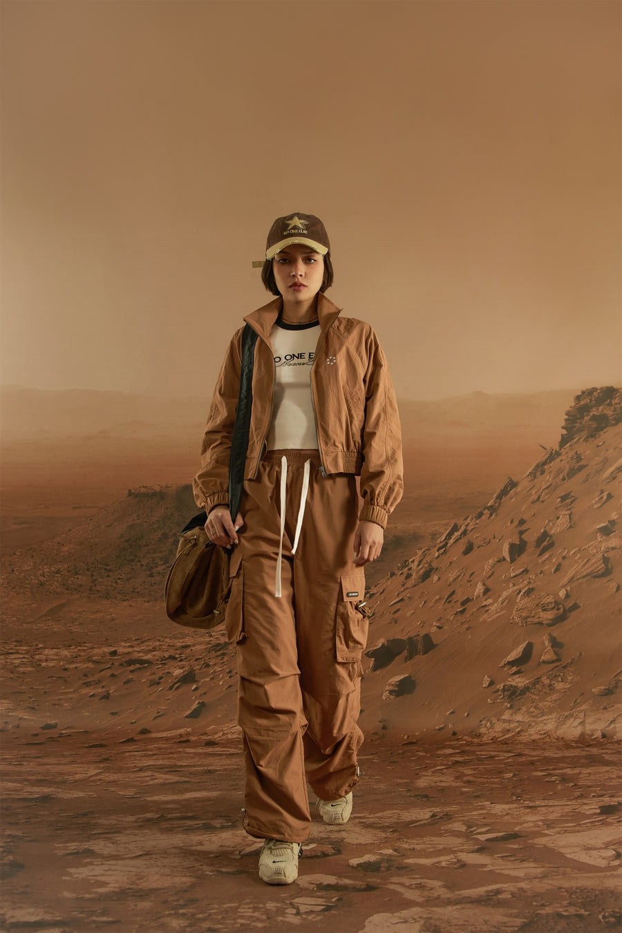 CHUU Collar Cropped Field Jacket