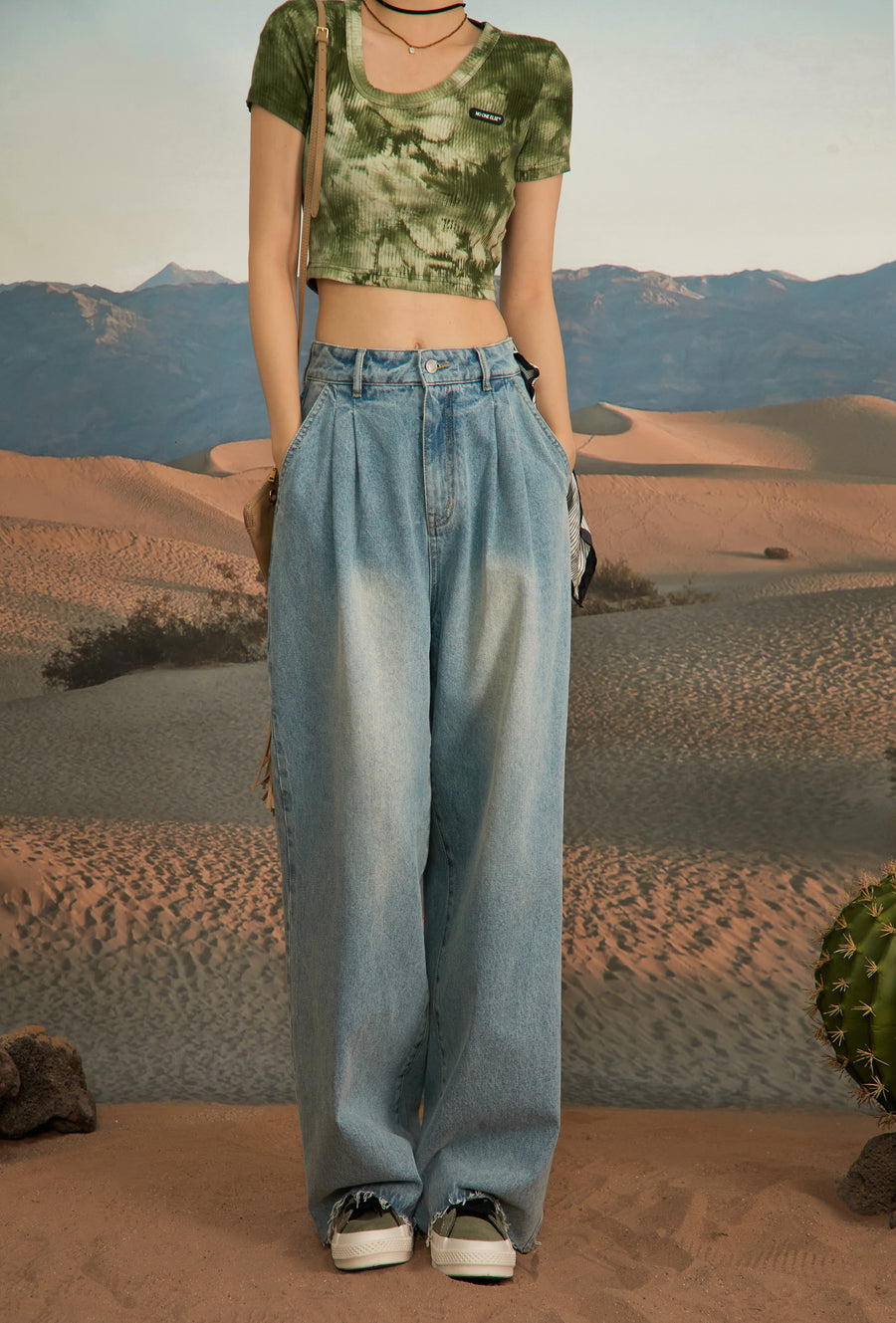 CHUU Focusing My Attention Denim Jeans