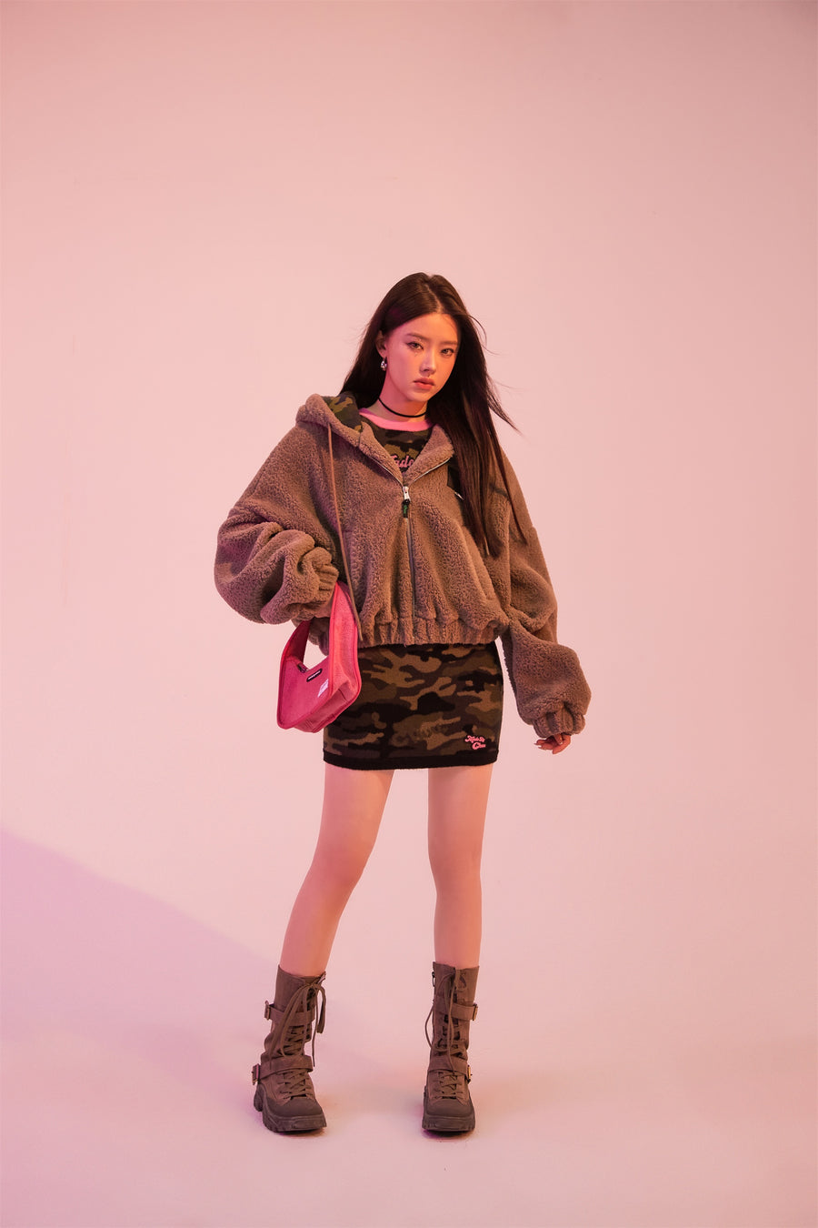 CHUU History In The Making Cozy Fleece Hooded Jacket