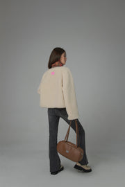 Nights Got Cold Cozy Fleece Quilted Jacket