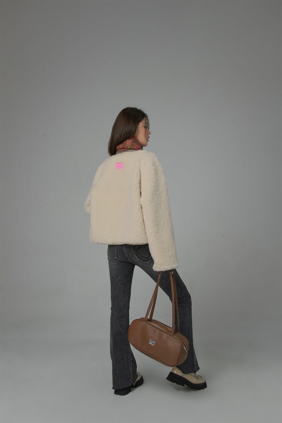 CHUU Nights Got Cold Cozy Fleece Quilted Jacket