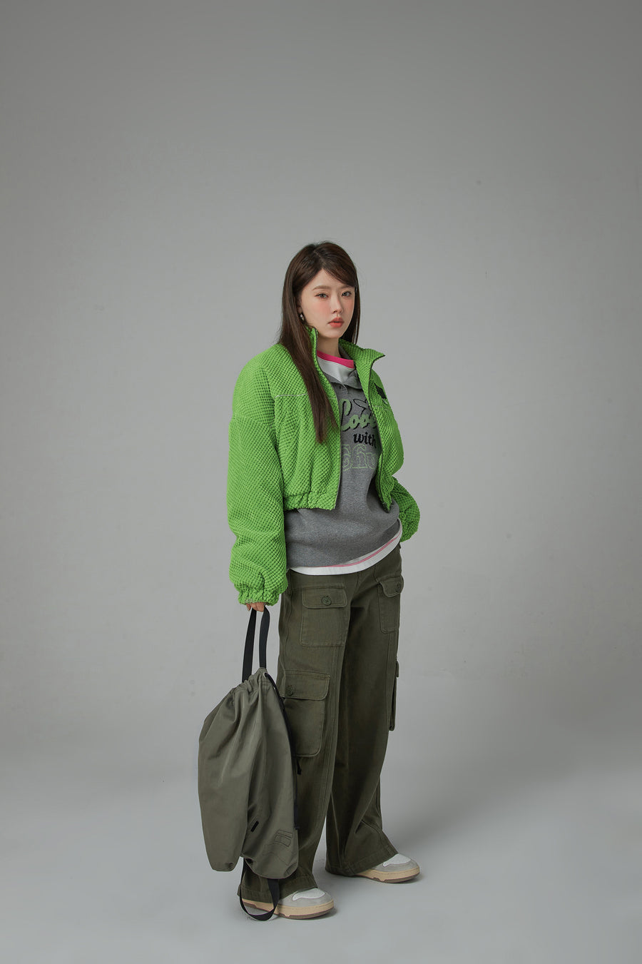 CHUU Im Doing Fine Zipper Jacket