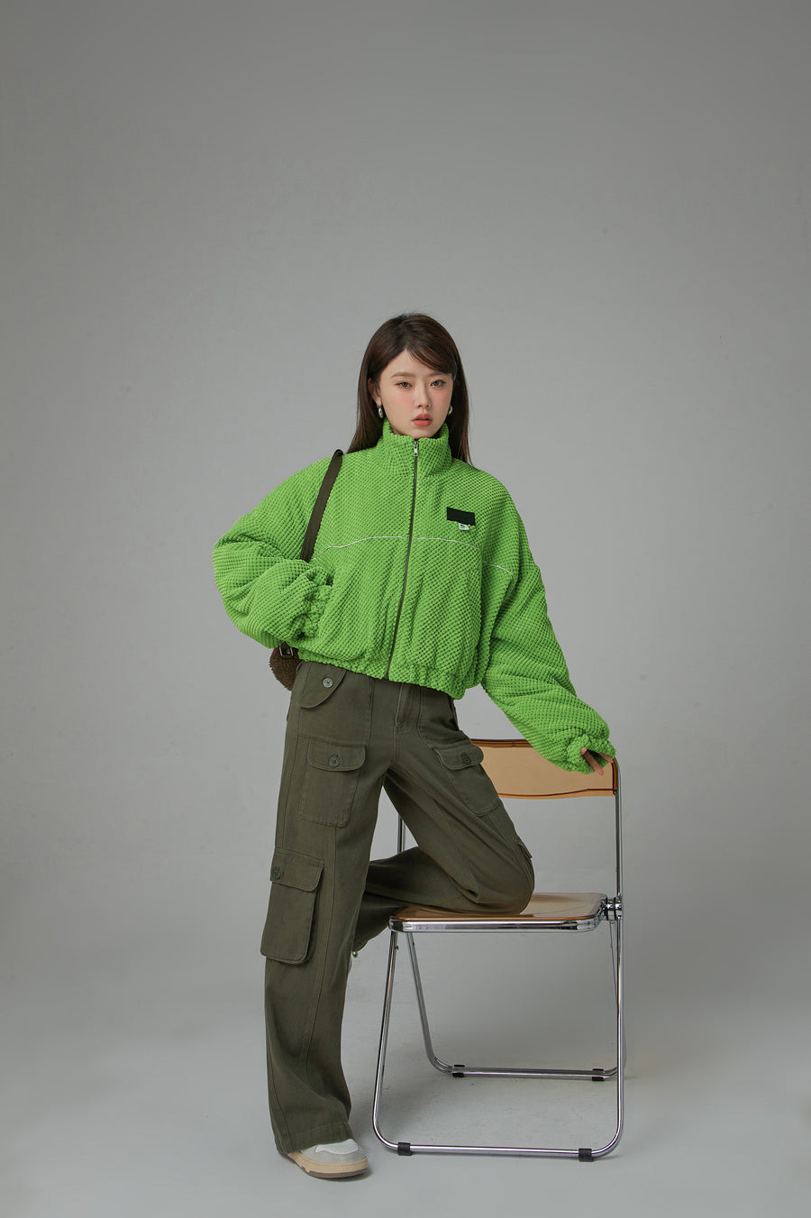 CHUU Im Doing Fine Zipper Jacket