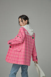 Making My Decisions Checkered Jacket