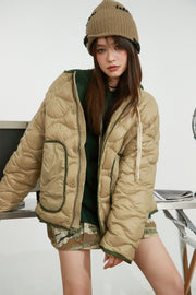 Wave Quilting Padded Jacket