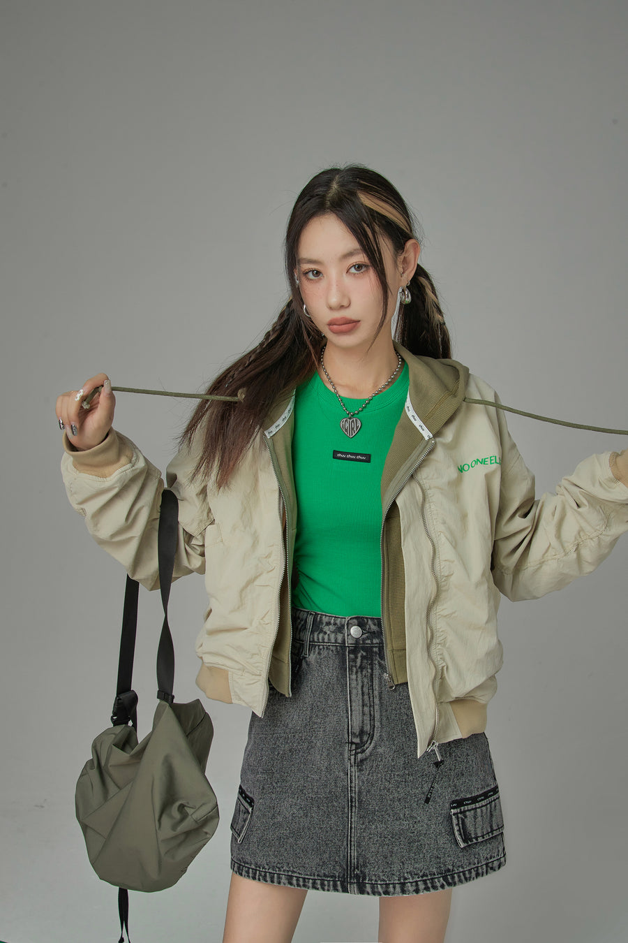 CHUU Anything But Predictable Jumper Jacket