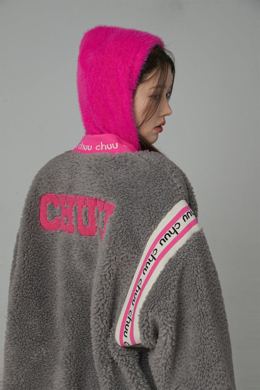 CHUU Sheep Fleece Jumper Zip-Up Jacket