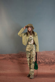 Camouflage Crop Jacket