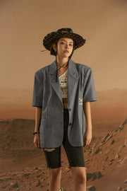 Back Embroidered Butterfly Jacket