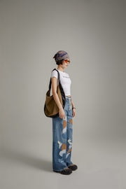 Heart Wide Denim Jeans