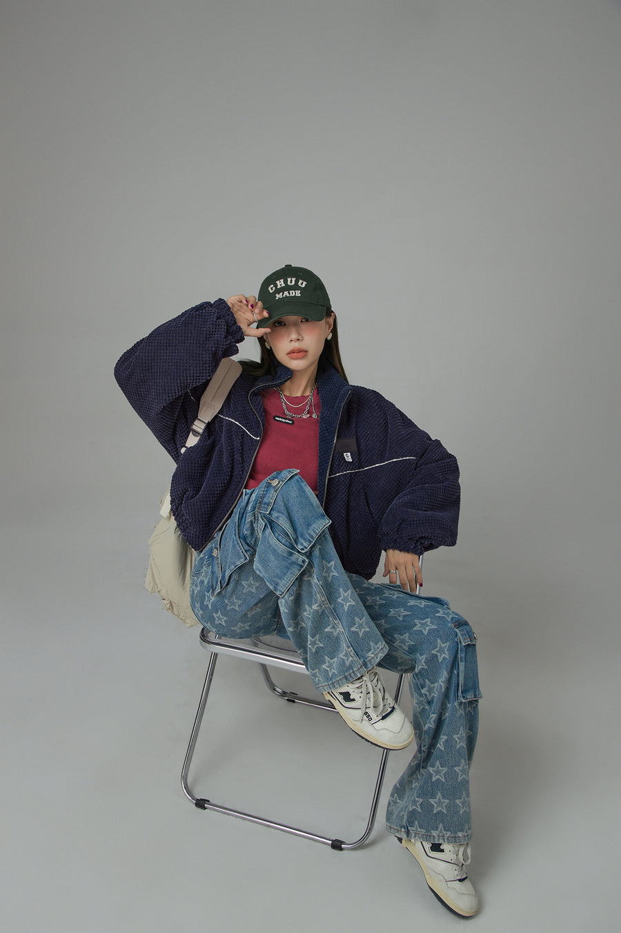 CHUU Im Doing Fine Zipper Jacket