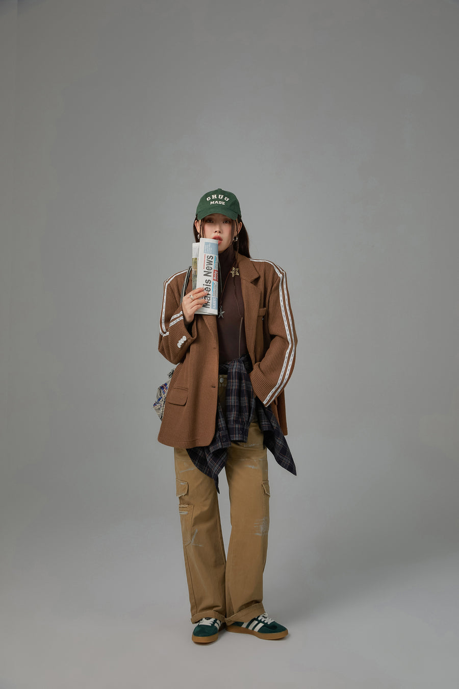 CHUU Head Up Vintage Loose-Fit Jacket