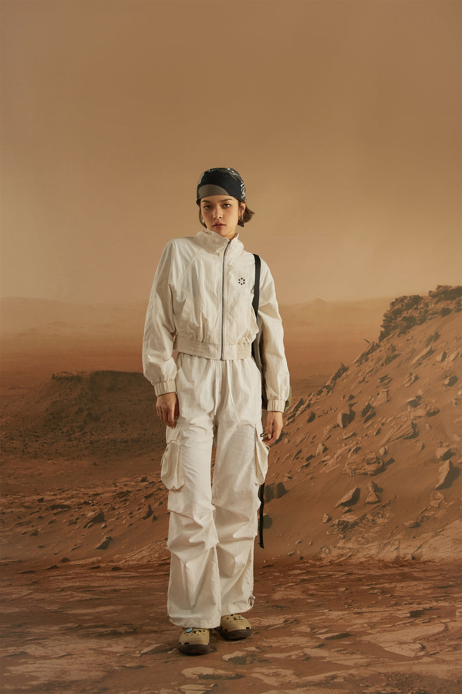 CHUU Collar Cropped Field Jacket