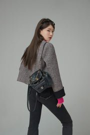 Main Character Dreams Vintage Button Tweed Jacket