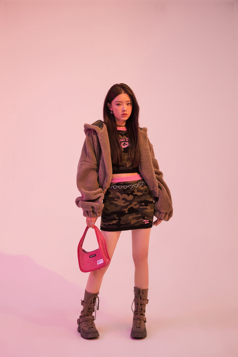 CHUU History In The Making Cozy Fleece Hooded Jacket