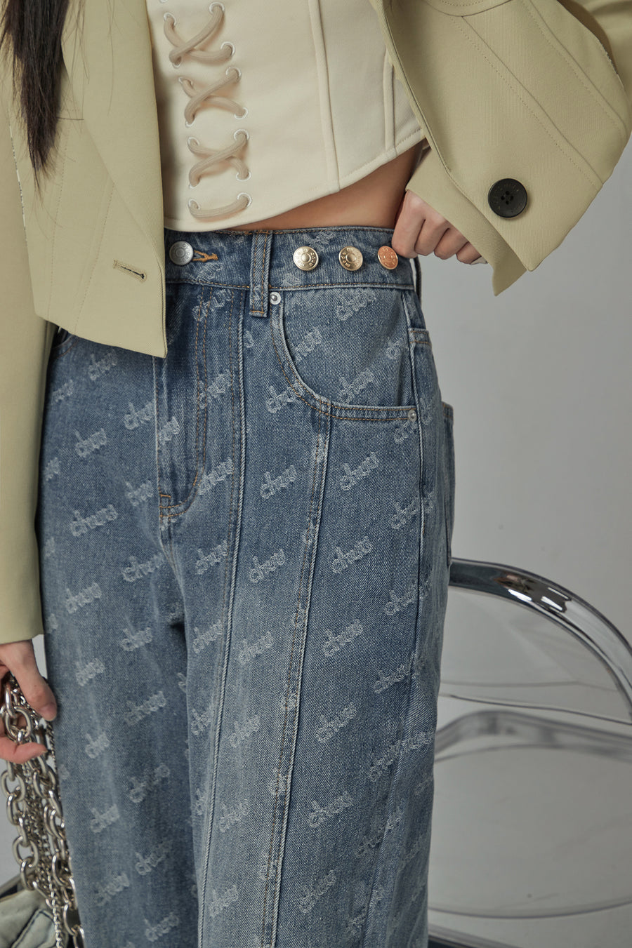 CHUU Obessed With Chuu High-Waist Jeans