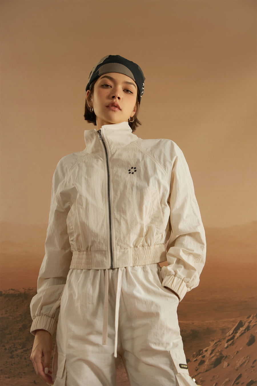 CHUU Collar Cropped Field Jacket