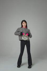 Main Character Dreams Vintage Button Tweed Jacket