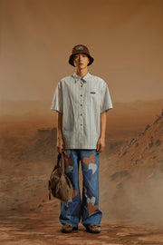 Heart Wide Denim Jeans