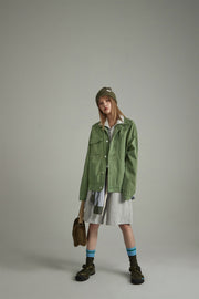 Simple Button Up Outer Jacket