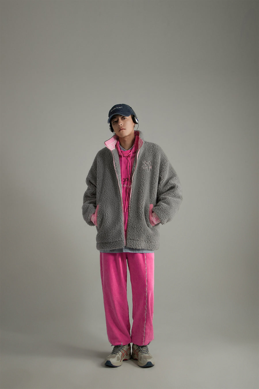 CHUU Cozy Fleece Loose Fit Jacket