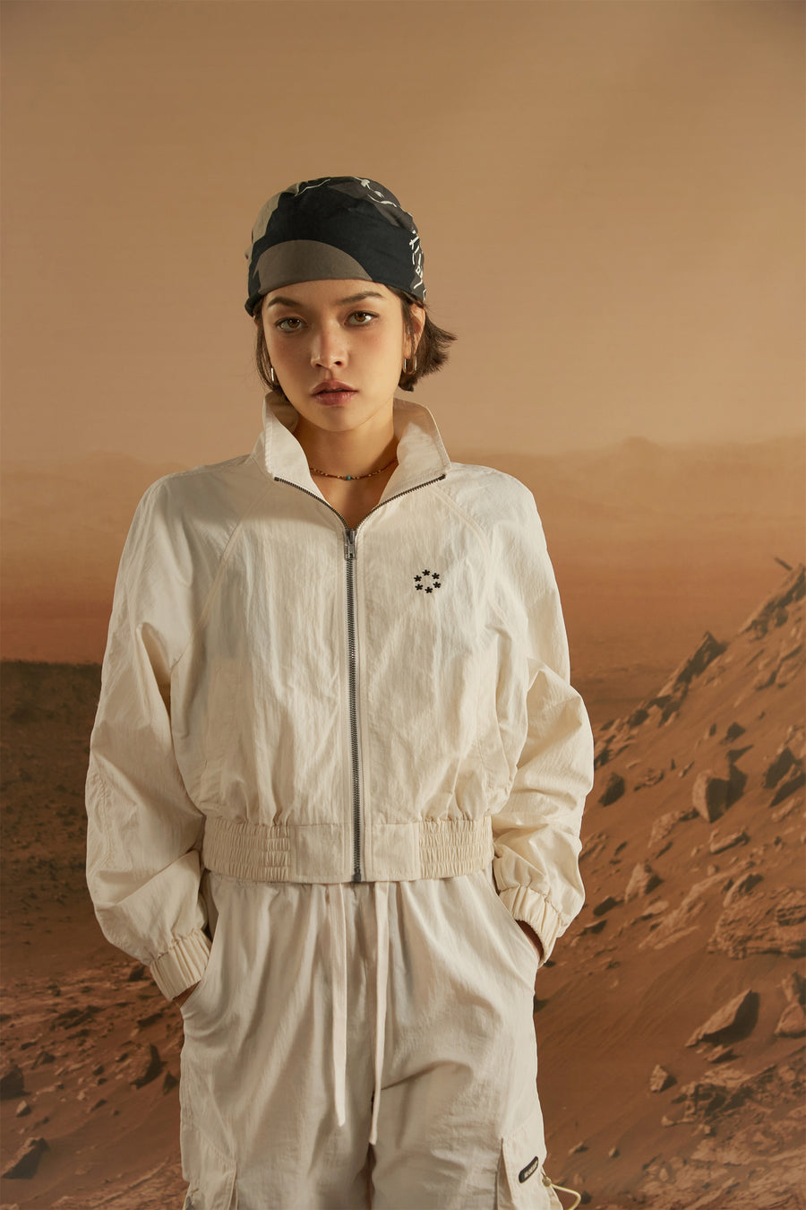 CHUU Collar Cropped Field Jacket