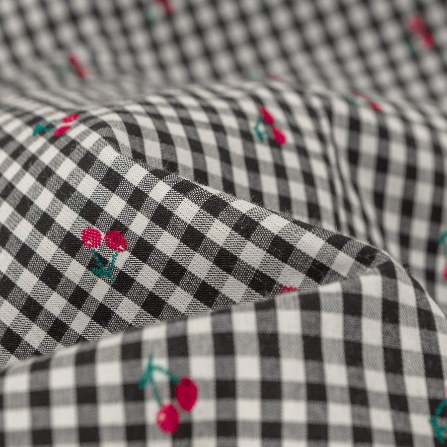 CHUU Checked Button Oversized Blazer Jacket