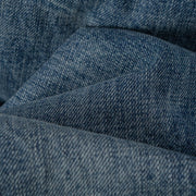 High-Waisted Washed Straight Jeans