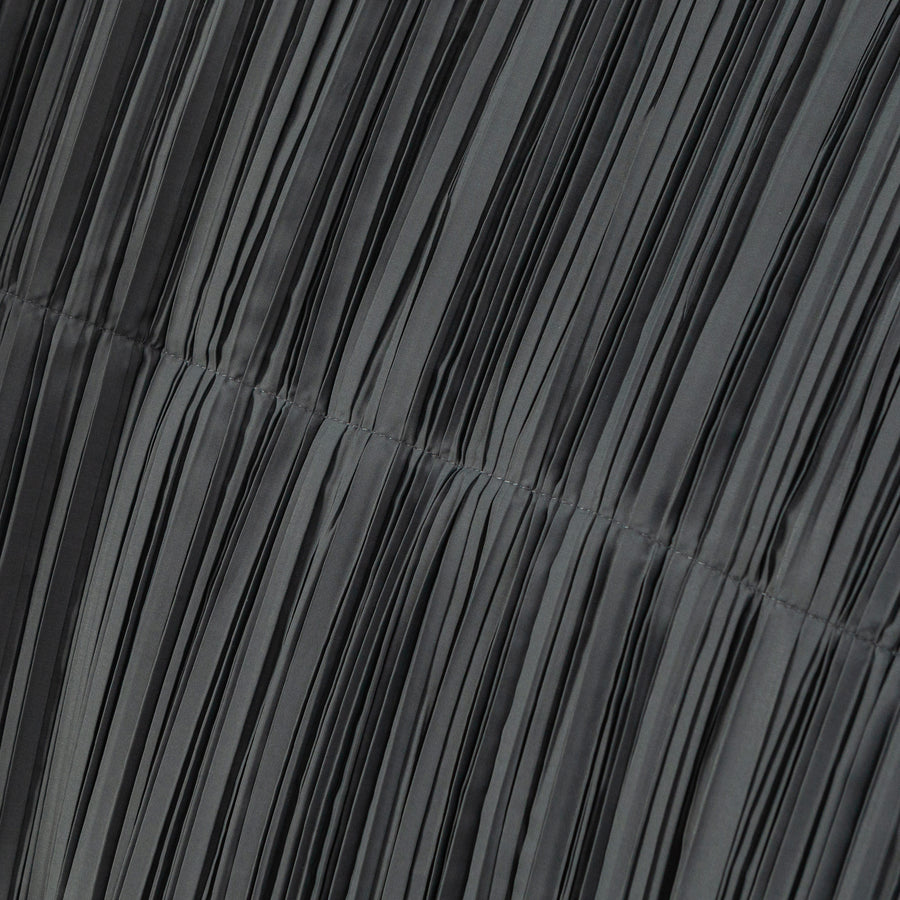 CHUU Soft Shirring Padded Zip-Up Jacket