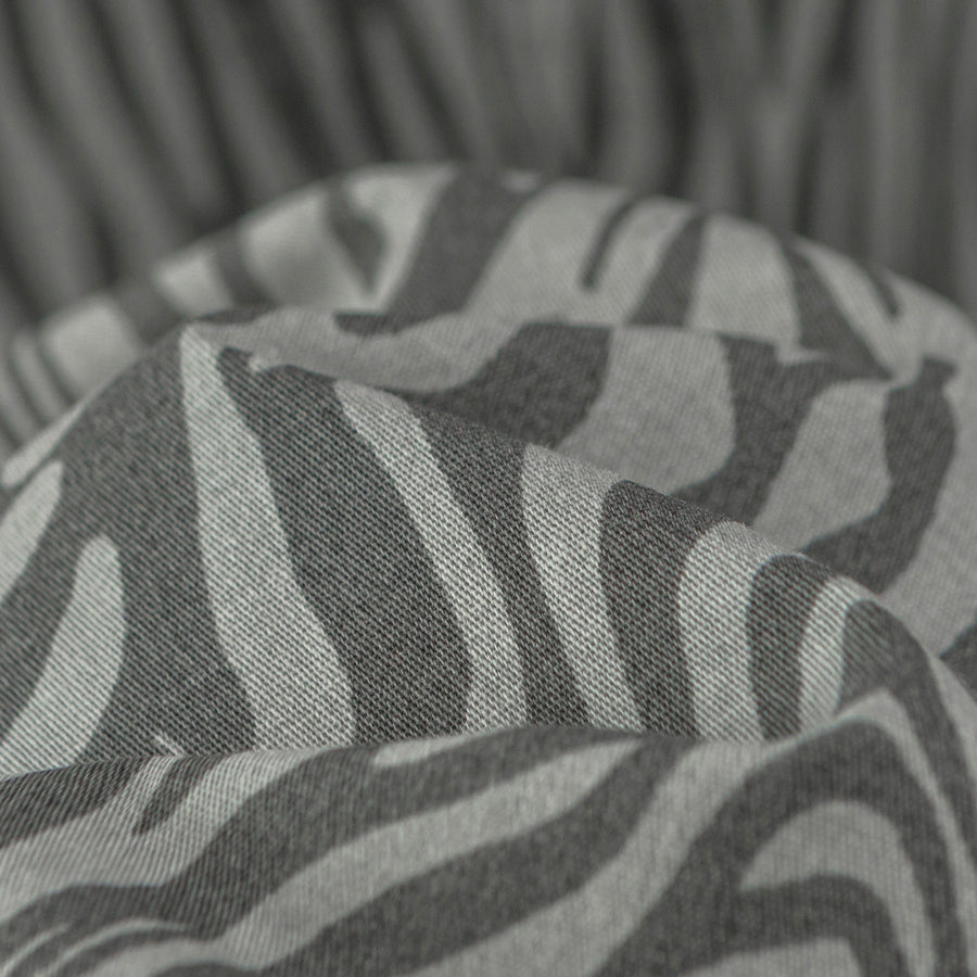 CHUU Zebra Short-Sleeve Blazer Jacket