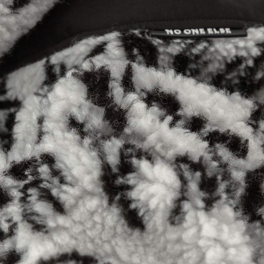 CHUU Sporty Hoodie Fleece Crop Jacket