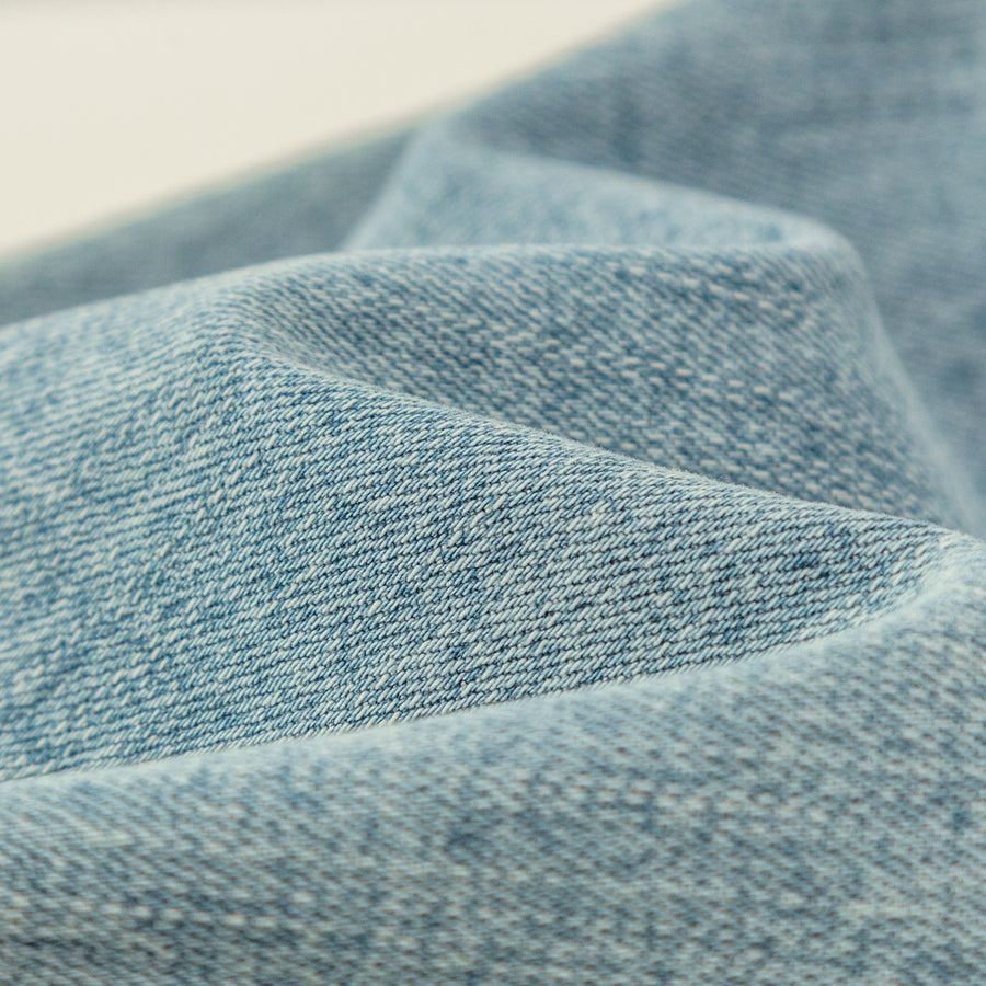 CHUU High Waist Slit Flare Washed Jeans