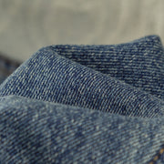 Patch High Waist Straight Jeans