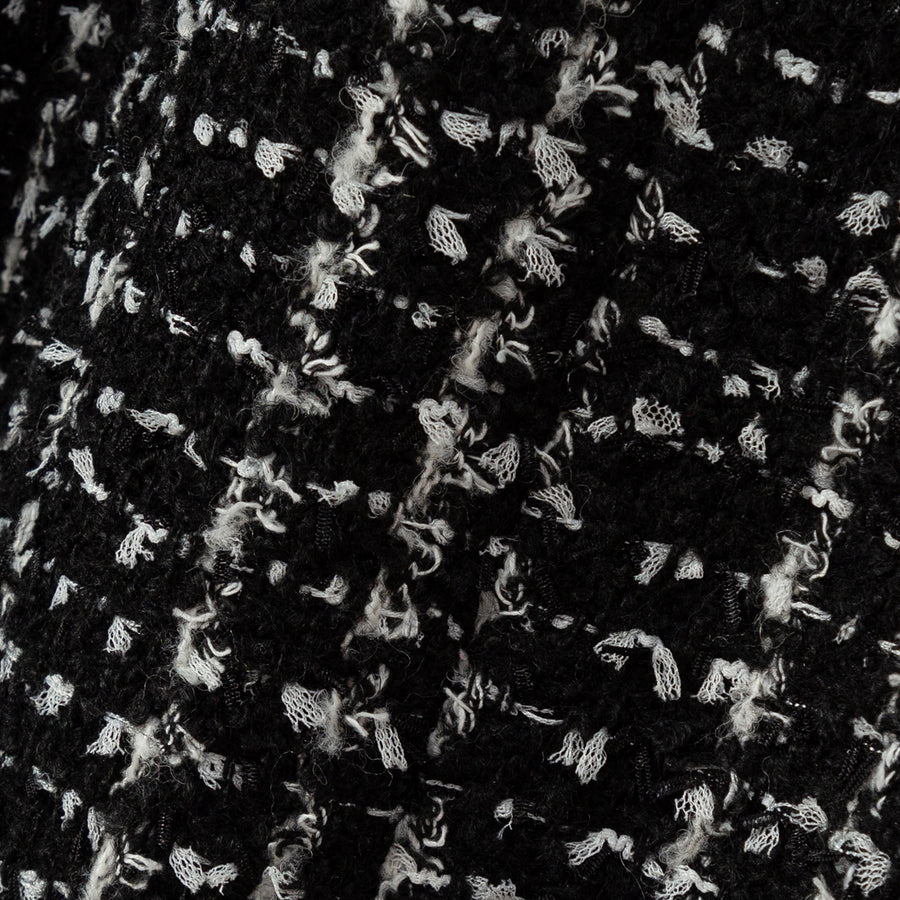 CHUU Fringed Tweed Jacket