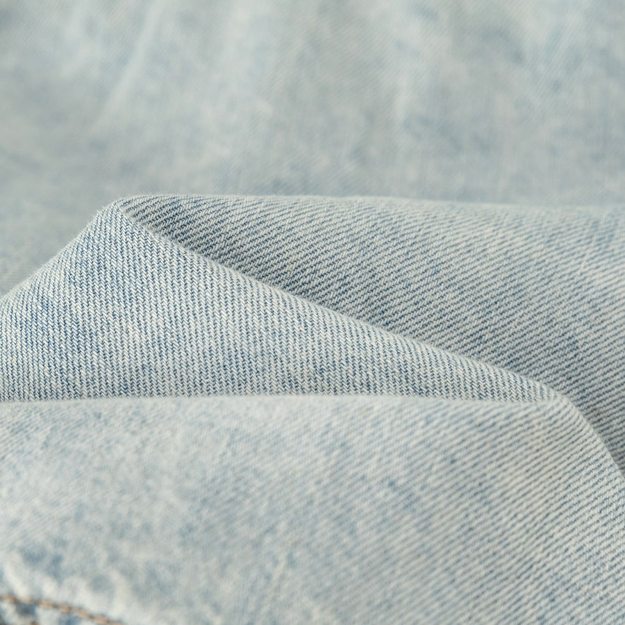 CHUU Two-Way Zip-Up Denim Jacket