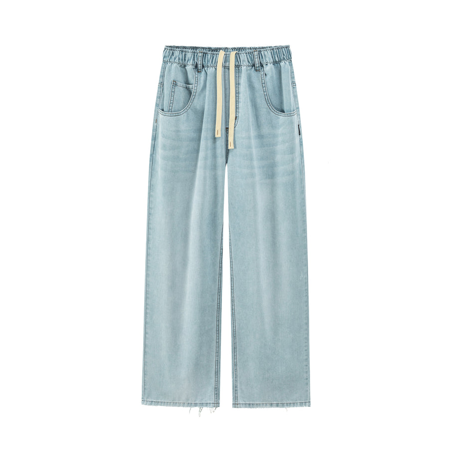 CHUU Light Wide-Legged Denim Jeans