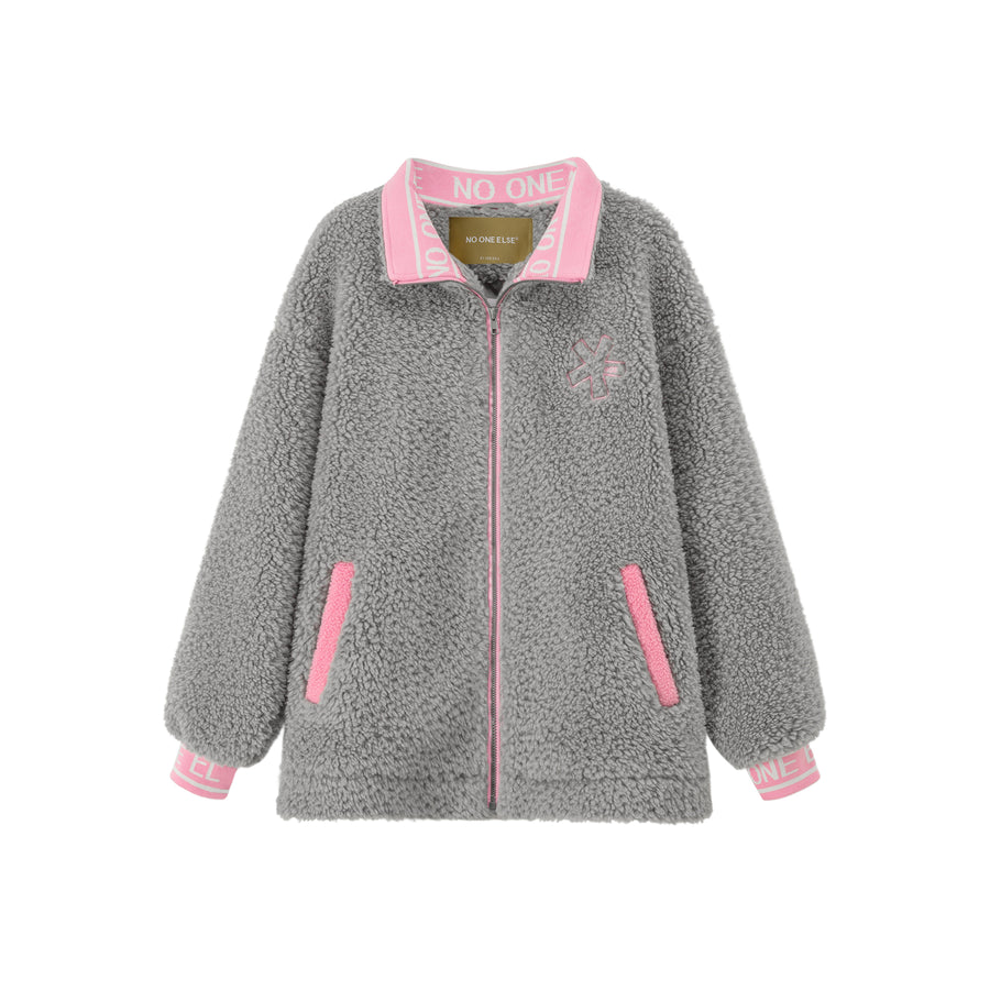 CHUU Cozy Fleece Loose Fit Jacket