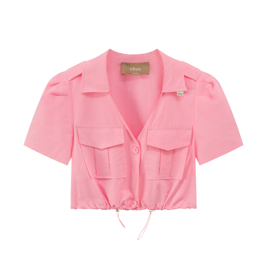 CHUU Embrace Your Inner Gemini Cropped Jacket