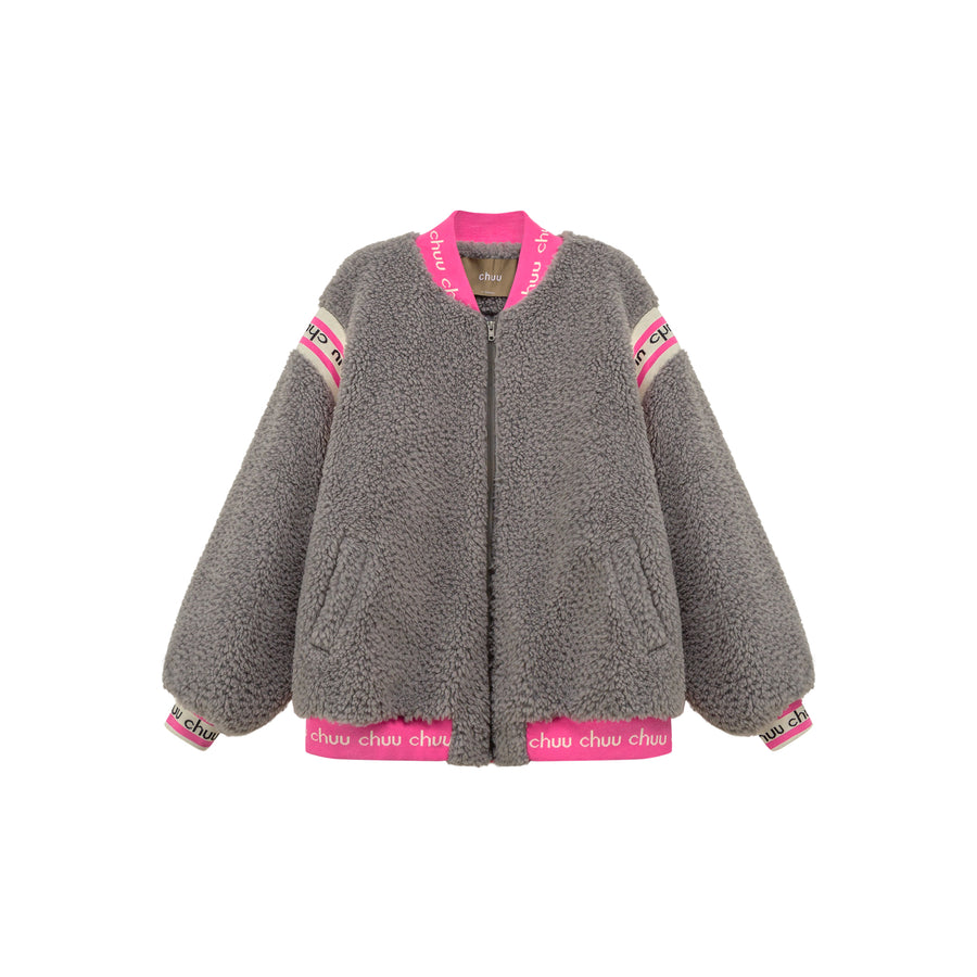 CHUU Sheep Fleece Jumper Zip-Up Jacket