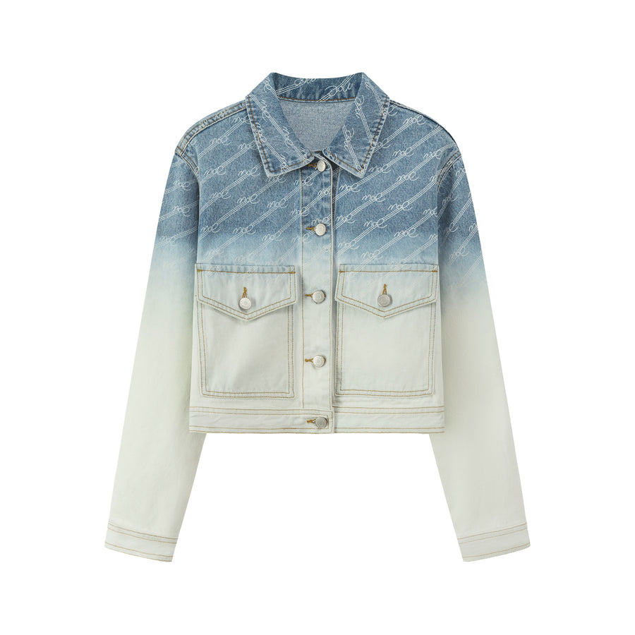 CHUU Just Anywhere Away With You Denim Jacket